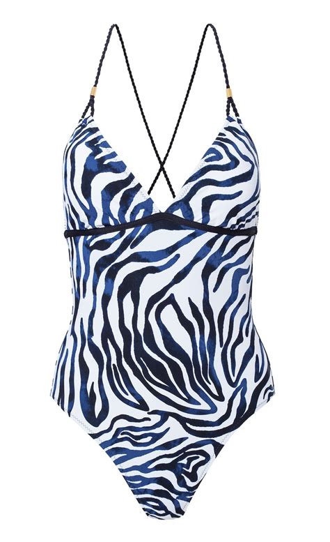 Zebra Print Swimsuit 